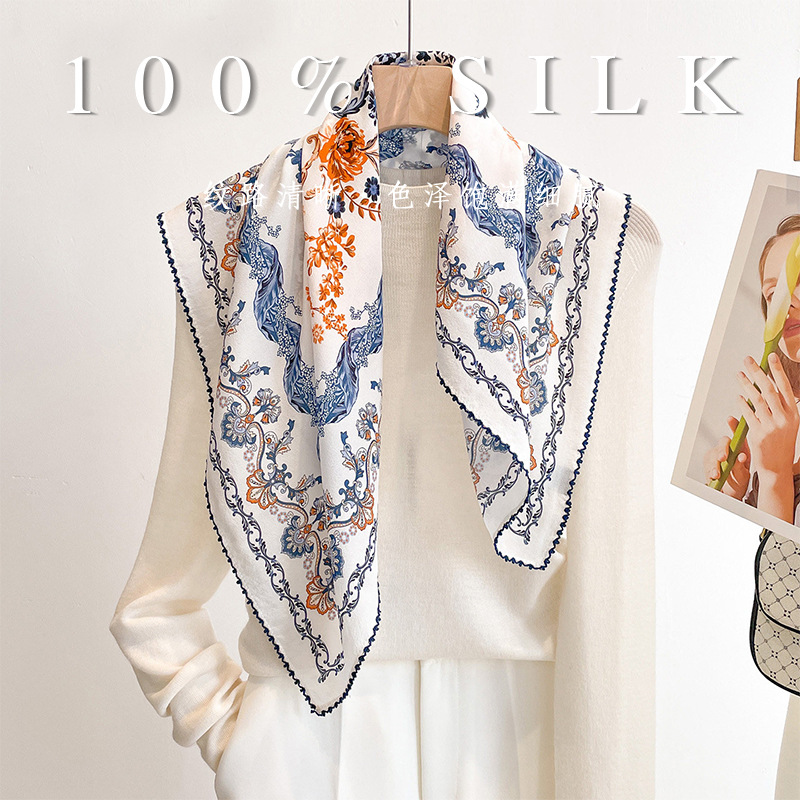 Outdoor Planting Bag - Foulard Quadrato di Lusso 100% Seta