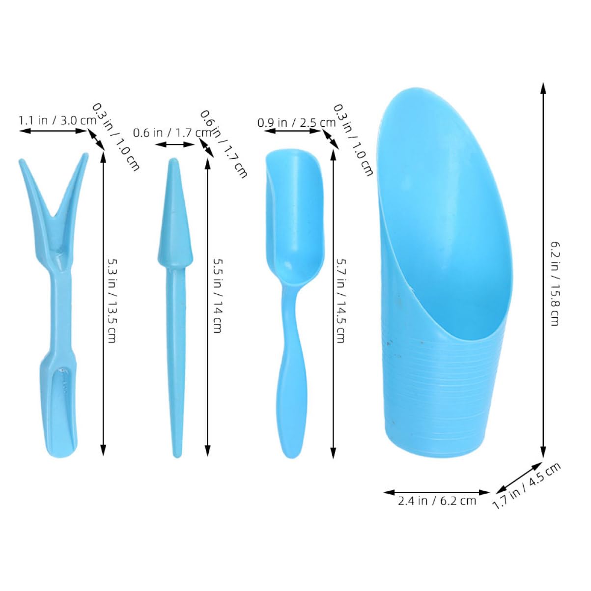 4 pz/set, plastica durevole se - Gardening Tools Shovel recensione e prezzo