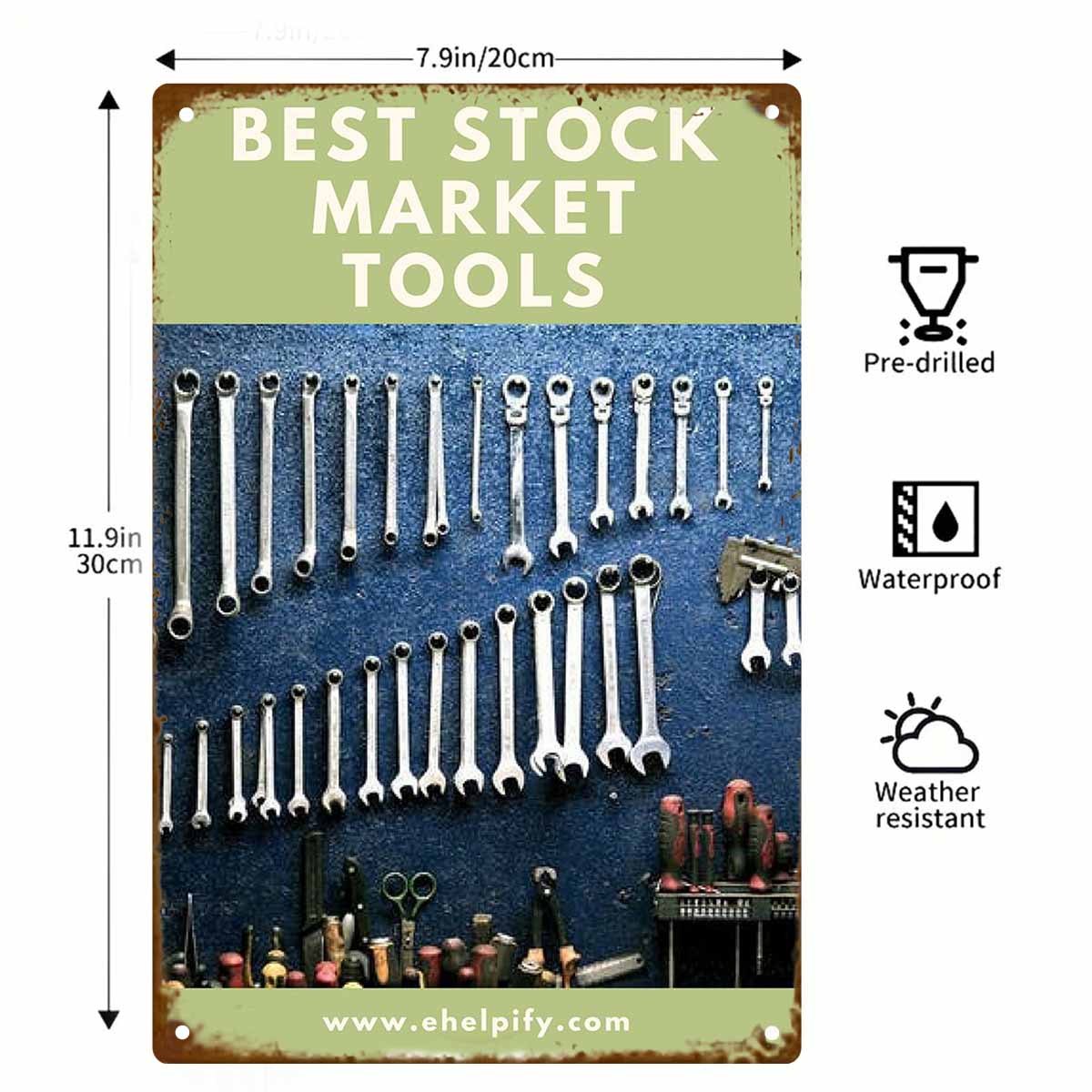 Insegna da parete in metallo 2 - Gardening Tools Best recensione e prezzo